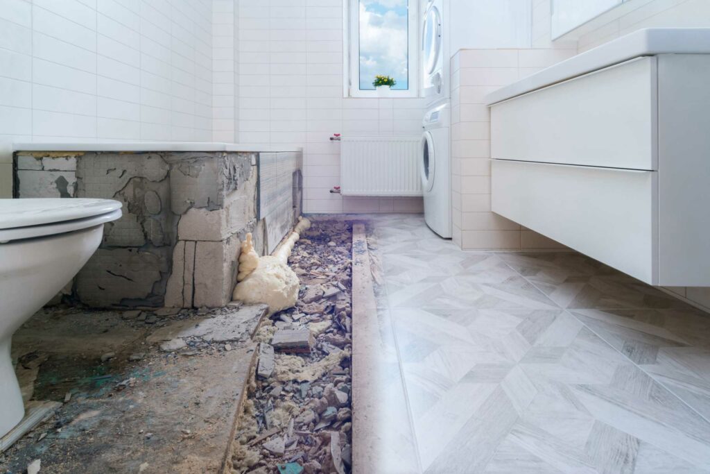 rénovation-salle-de-bain-démolition